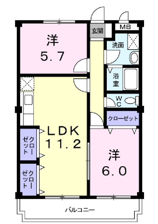 3階の間取り図