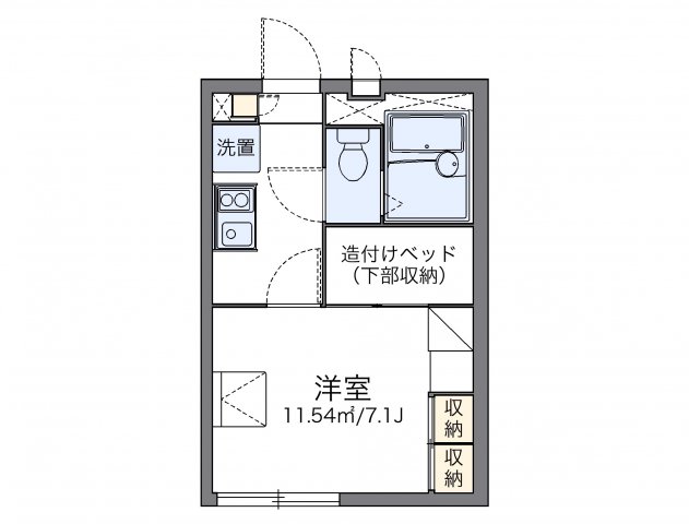 2階の間取り図