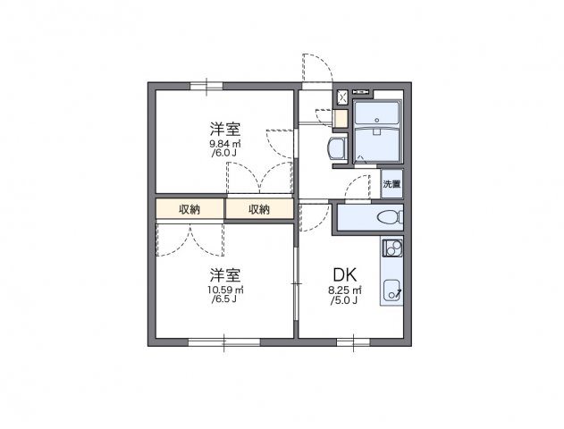 1階の間取り図
