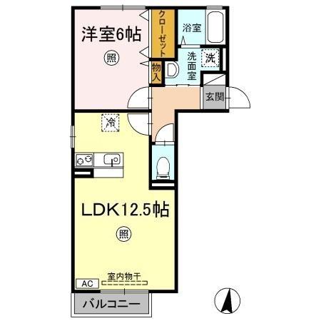 2階の間取り図