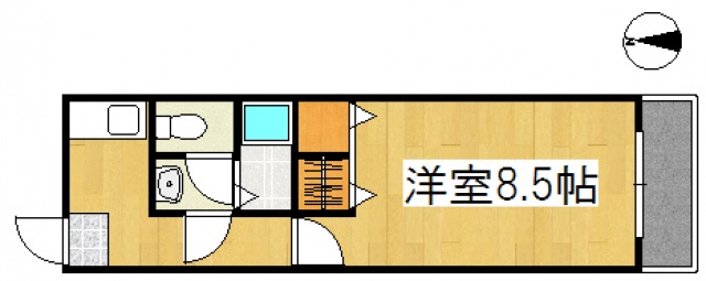 2階の間取り図