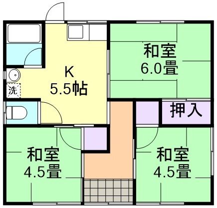 1階の間取り図