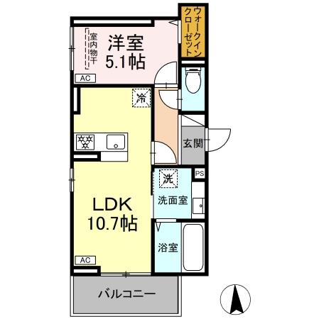 3階の間取り図