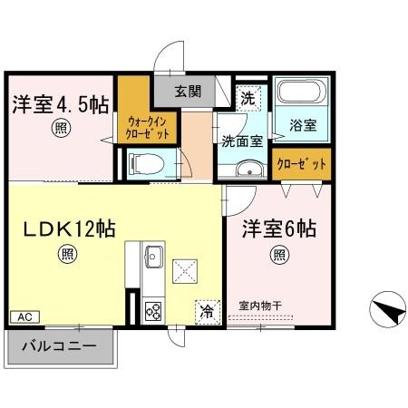 1階の間取り図