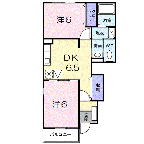 1階の間取り図