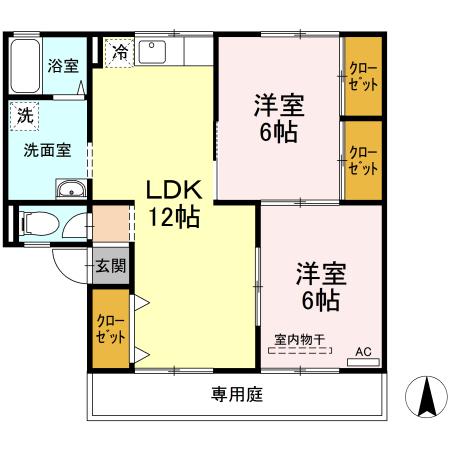 1階の間取り図