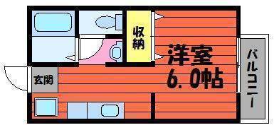 2階の間取り図