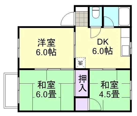 2階の間取り図