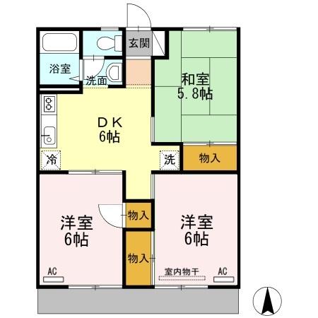 1階の間取り図
