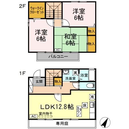 1階の間取り図