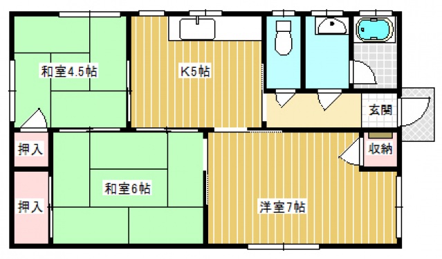 -階の間取り図