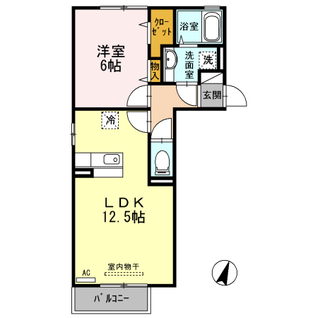 2階の間取り図