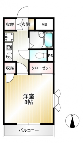 4階の間取り図