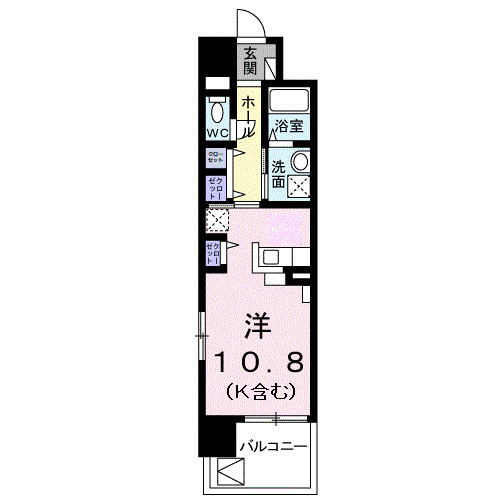 2階の間取り図