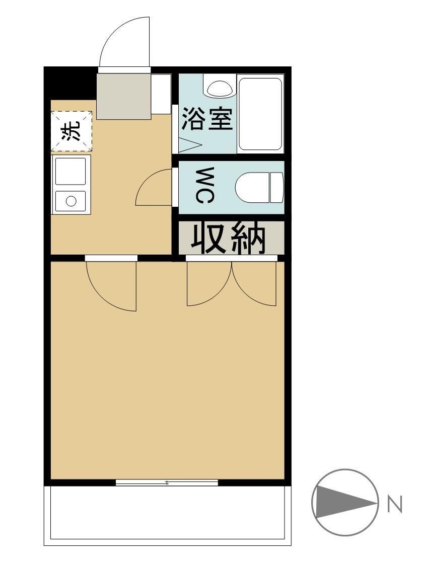 2階の間取り図