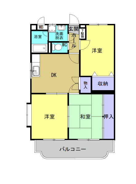 1階の間取り図
