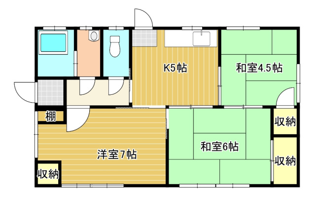 -階の間取り図
