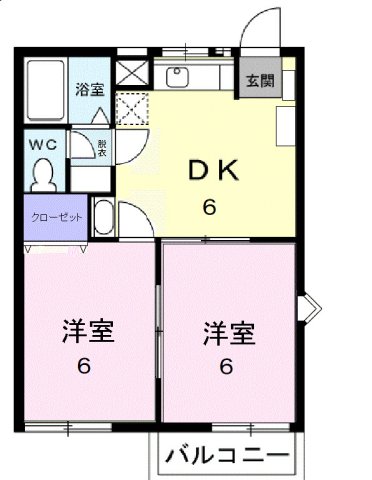 2階の間取り図