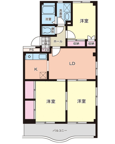 2階の間取り図