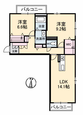 3階の間取り図