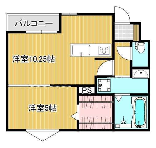 1階の間取り図