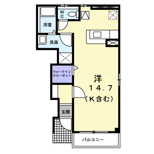 1階の間取り図
