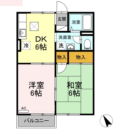 1階の間取り図
