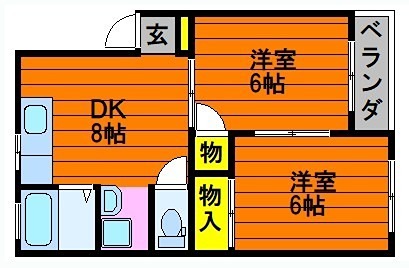 1階の間取り図