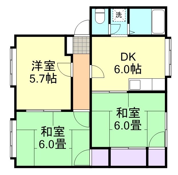 1階の間取り図