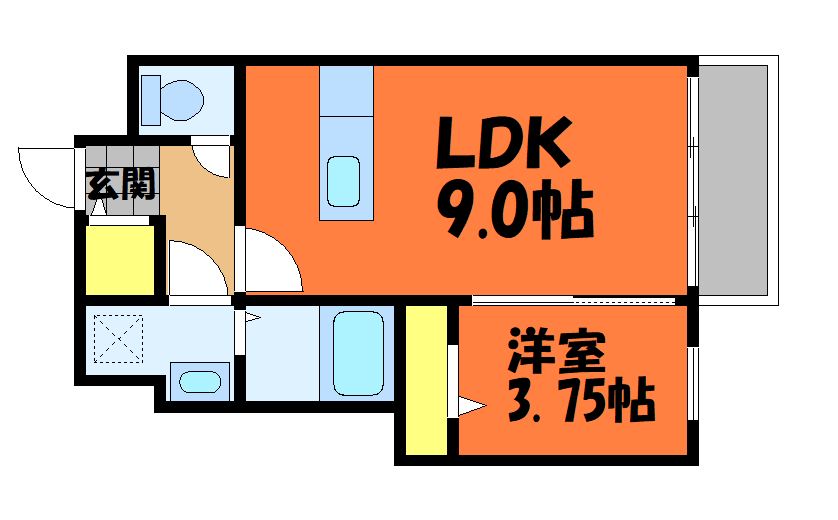 1階の間取り図