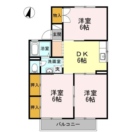 1階の間取り図