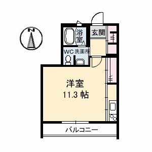 2階の間取り図