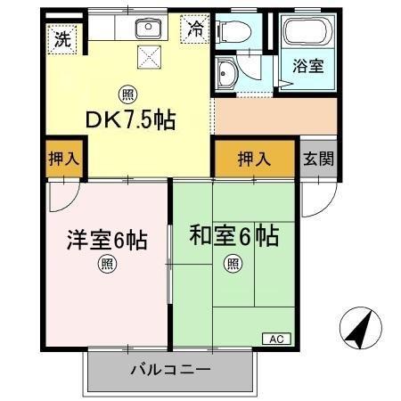 1階の間取り図
