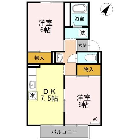 1階の間取り図