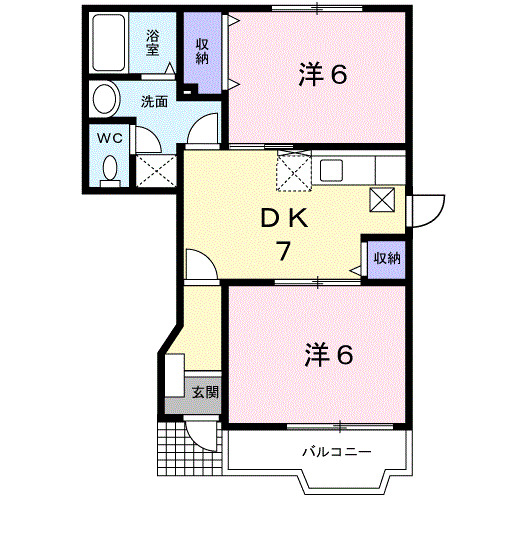 1階の間取り図