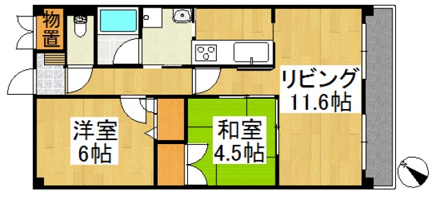 1階の間取り図