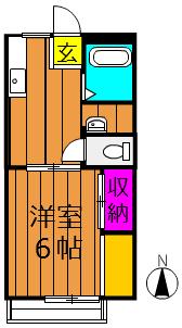 1階の間取り図