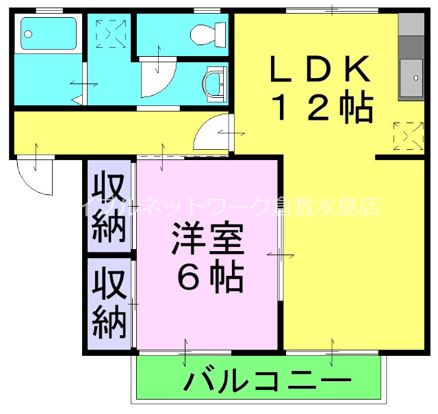 2階の間取り図