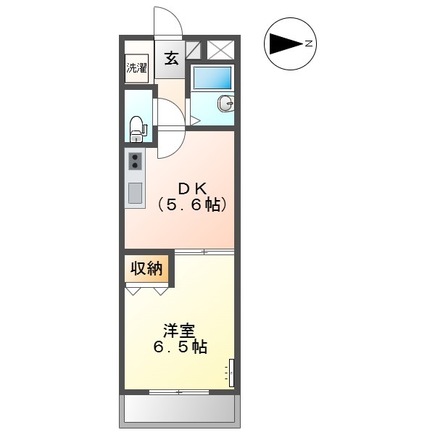 2階の間取り図