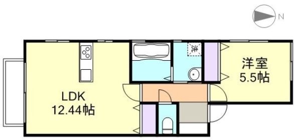 1階の間取り図
