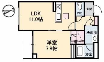 1階の間取り図