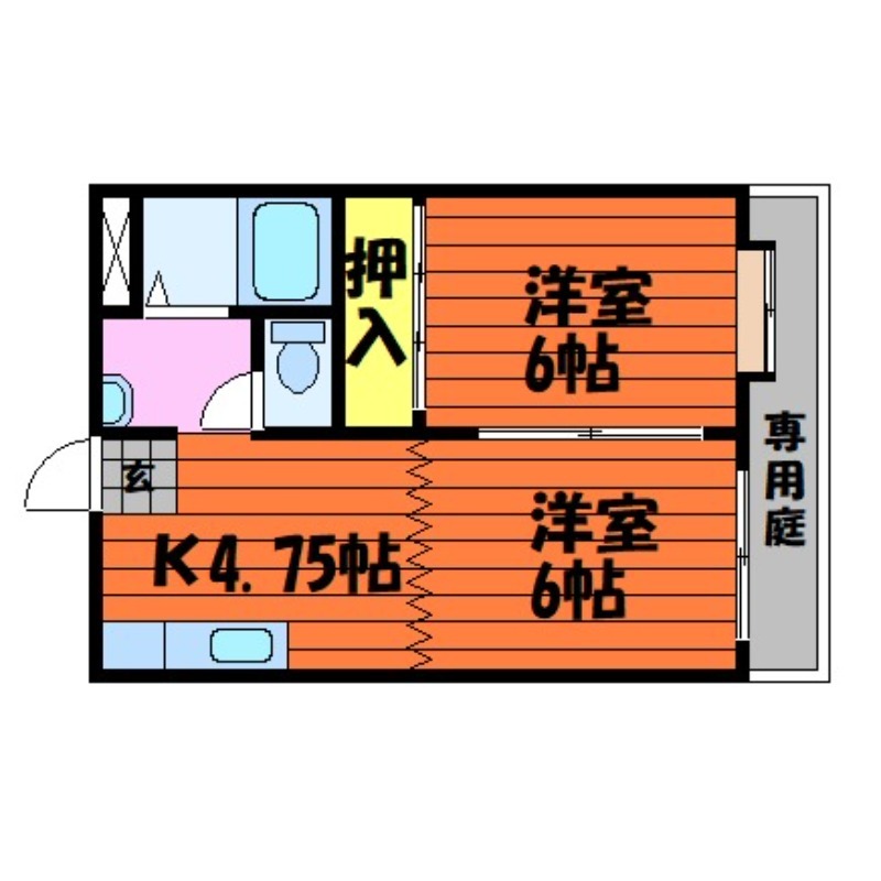 1階の間取り図