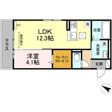1階の間取り図