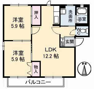 1階の間取り図