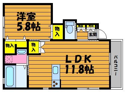 1階の間取り図
