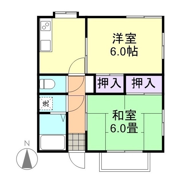 2階の間取り図
