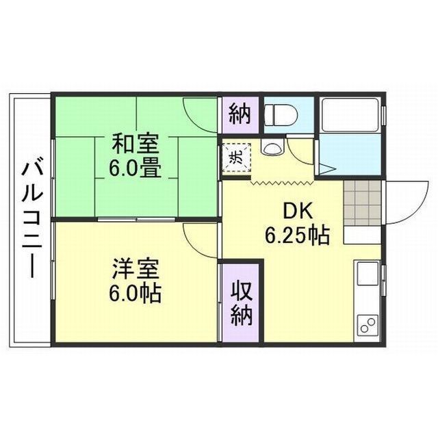 2階の間取り図