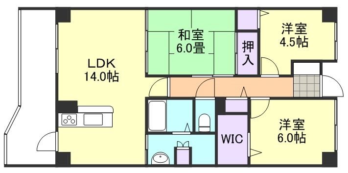 1階の間取り図