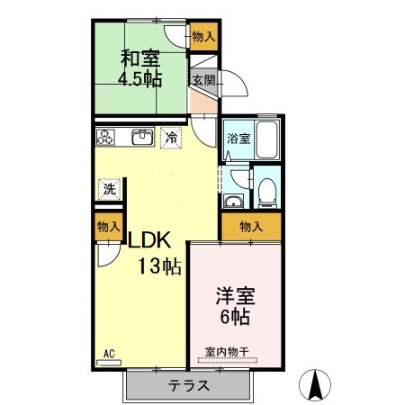 1階の間取り図