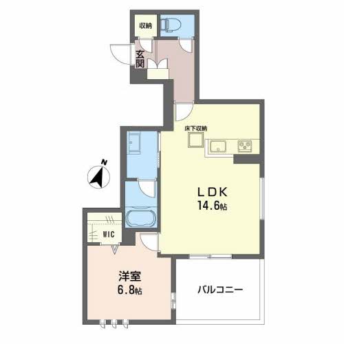 1階の間取り図